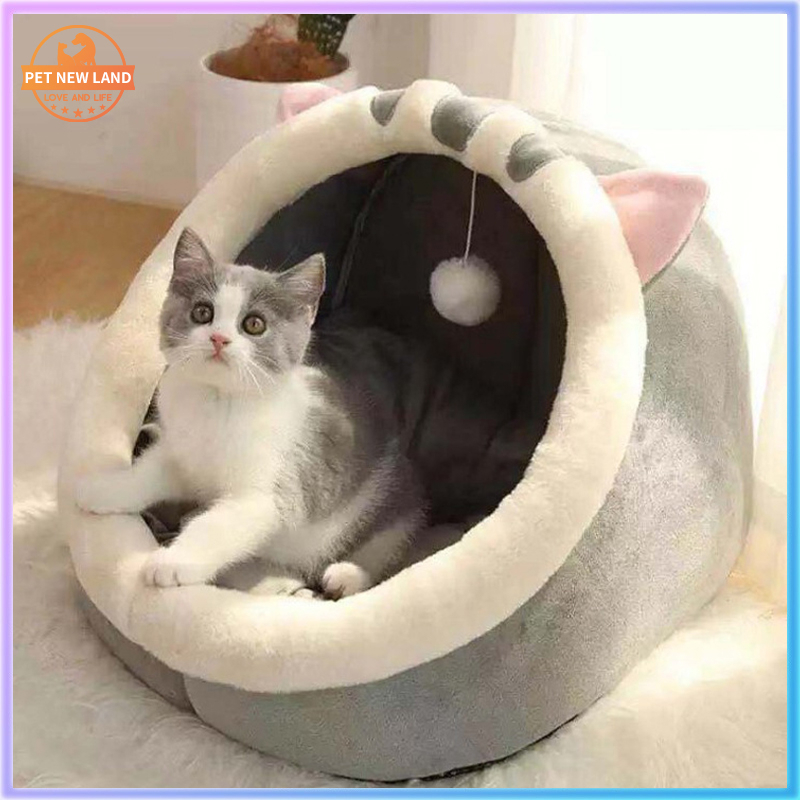 Giường cho mèo có thể gập lại nhà cho chó mèo ấm áp và thoải mái giường cho thú cưng, giường cho chó bốn mùa thông dụng.