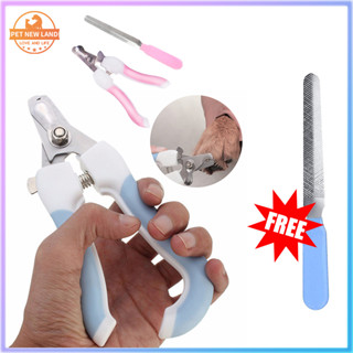Kềm cắt móng cho thú cưng, Kềm Cắt Móng không gỉ kèm dụng cụ dũa móng cho Chó & Mèo