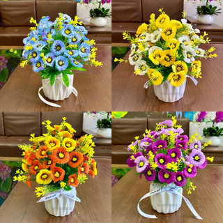 (Cắm sẵn) Hoa giả - Chùm Cánh Bướm Kiwi siêu xinh rực rỡ sắc màu - Trang trí, phụ kiện chụp ảnh