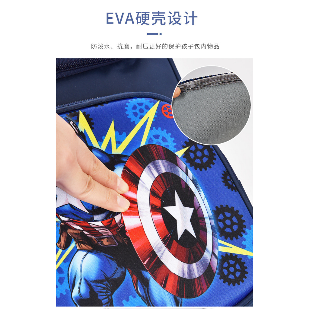 Balo học sinh cấp 1, balo chống gù cho bé hoạt hình công chúa, siêu nhân người nhện xinh xắn