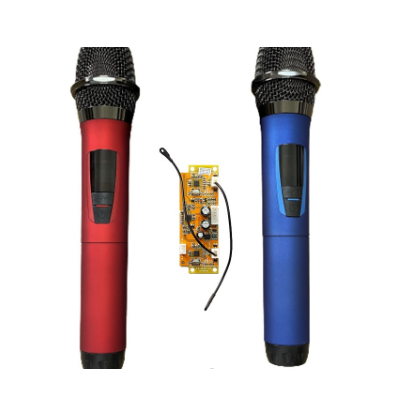 Mạch loa kéo Reverb chống hú DSP , 1 kênh+ 250W  280w   max  400w    kèm 2 micro kim loại chống hú t21 t30