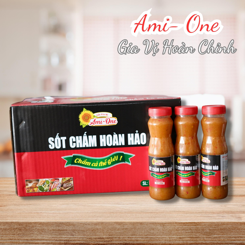 Sốt nước chấm hoàn hảo đặc biệt thơm ngon, sốt chấm hoàn hảo ami hương vị đậm đà chua cay ngọt thơm. chấm ướp đều ngon