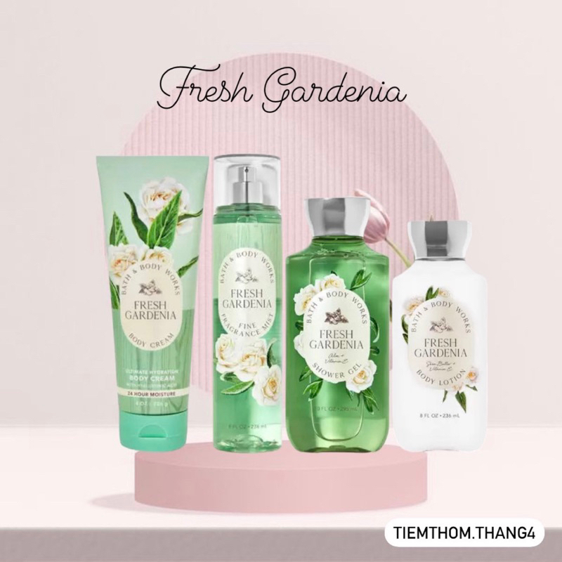 •𝐅𝐫𝐞𝐬𝐡 𝐆𝐚𝐫𝐝𝐞𝐧𝐢𝐚• Bath & Body Works - Sản phẩm dưỡng và xịt thơm toàn thân dành cho nữ