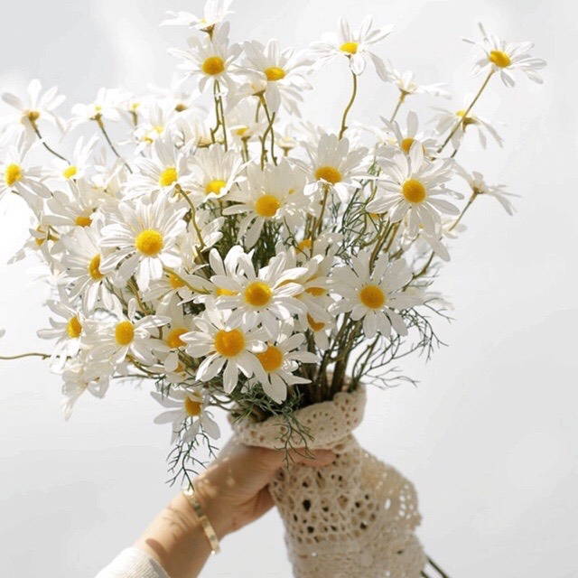 Hoa giả hoa cúc hoạ mi hà lan siêu đẹp