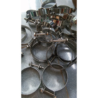 Cổ dê siết ốc inox đủ size, đai bu lông siết ốc inox Đai Siết Ống Inox phi 20 đến 55 mm