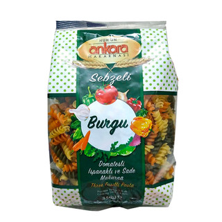 Mỳ nui fusilli ankara rau củ 350g