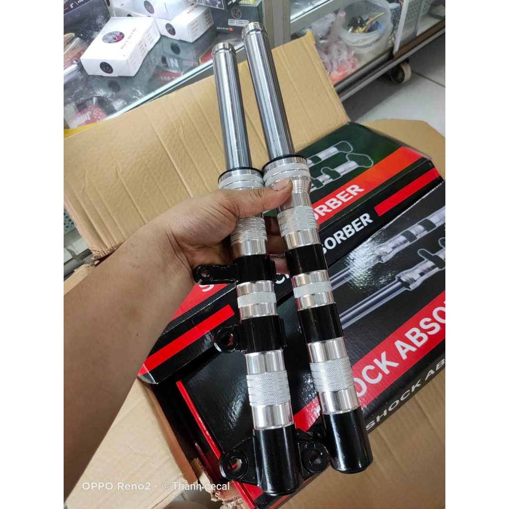 Phuộc phay thái hàng cắt sẵn 3p lắp cho sirius 110 , si50 ,tarus , jubiter , lắp như zin không chế cháo