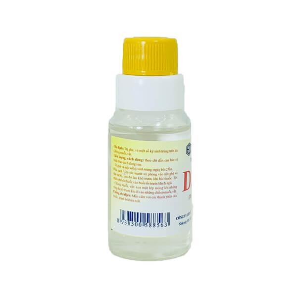 Dung dịch bôi ngoài da D.E.P  bôi ghẻ, ngứa, lang ben