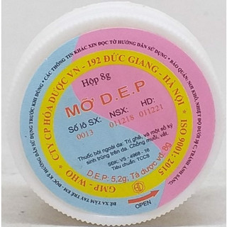 Mỡ d.e.p hết ghẻ ngứa, côn trùng đốt lọ 8g