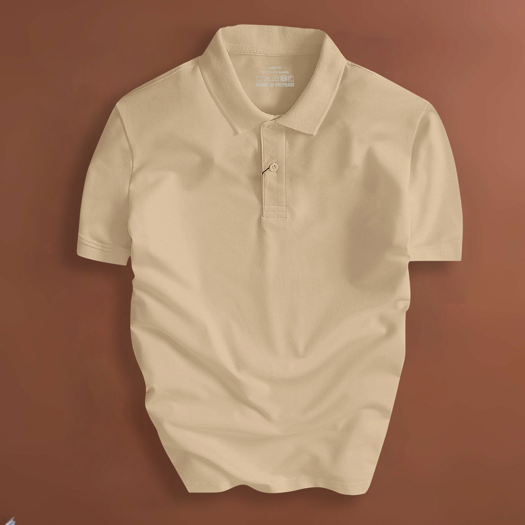 Áo Thun Polo Nam Cổ Bẻ Trơn Basic Chất Cao Cấp Thoáng Khí