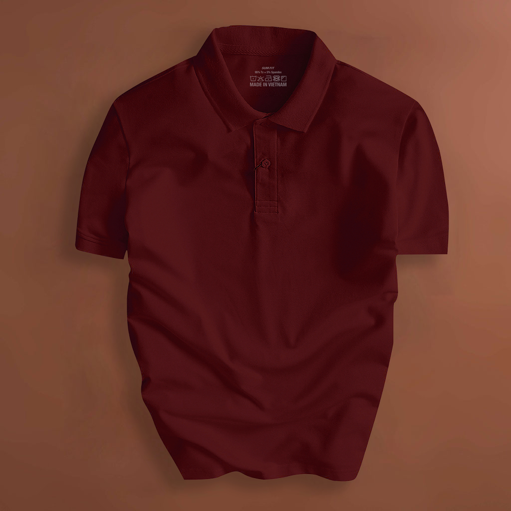 Áo Thun Polo Nam Cổ Bẻ Trơn Basic Chất Cao Cấp Thoáng Khí
