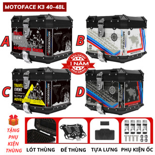 Thùng nhôm motoface chính hãng k3