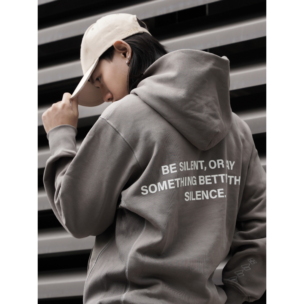 Áo hoodie “SHHH” form Free fit UNMIXED 97’CLUB