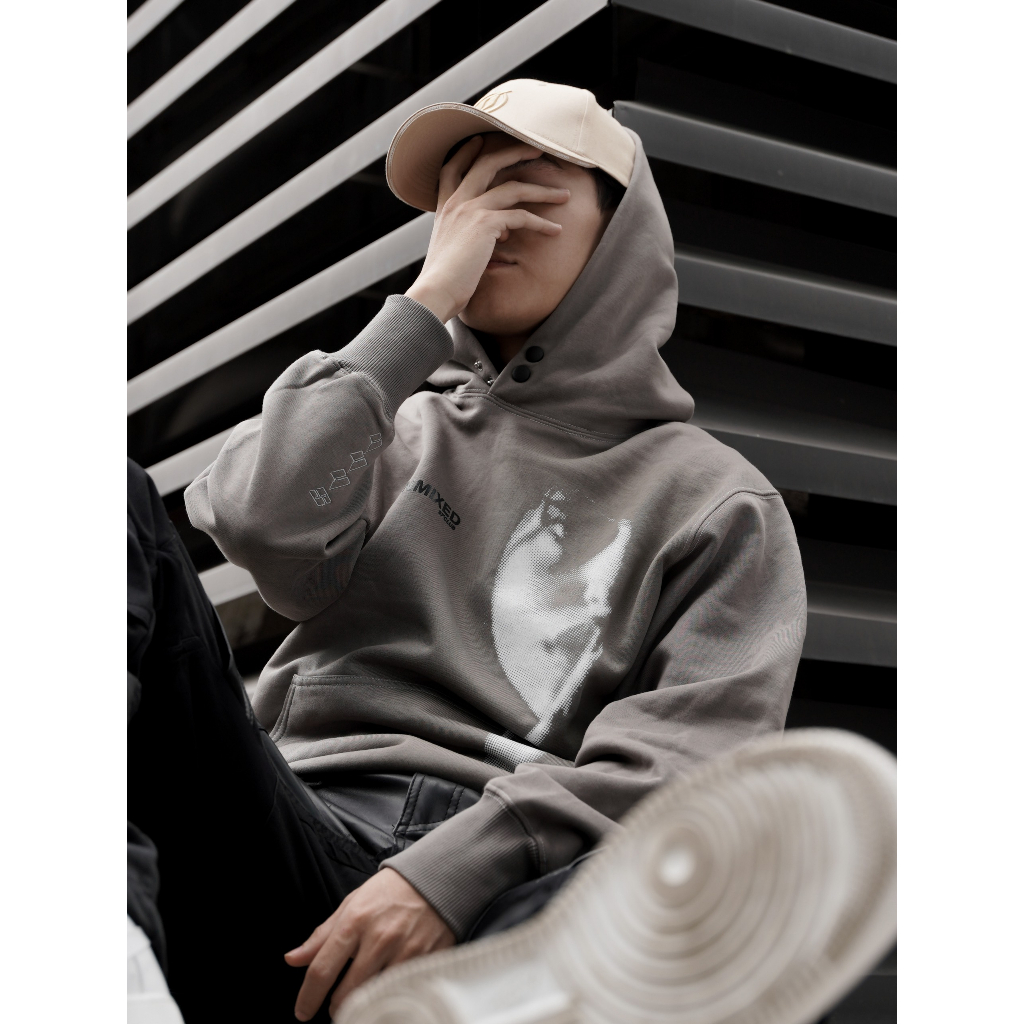 Áo hoodie “SHHH” form Free fit UNMIXED 97’CLUB