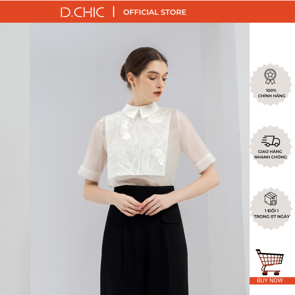 Áo sơ mi thêu D.CHIC MS: 1811960