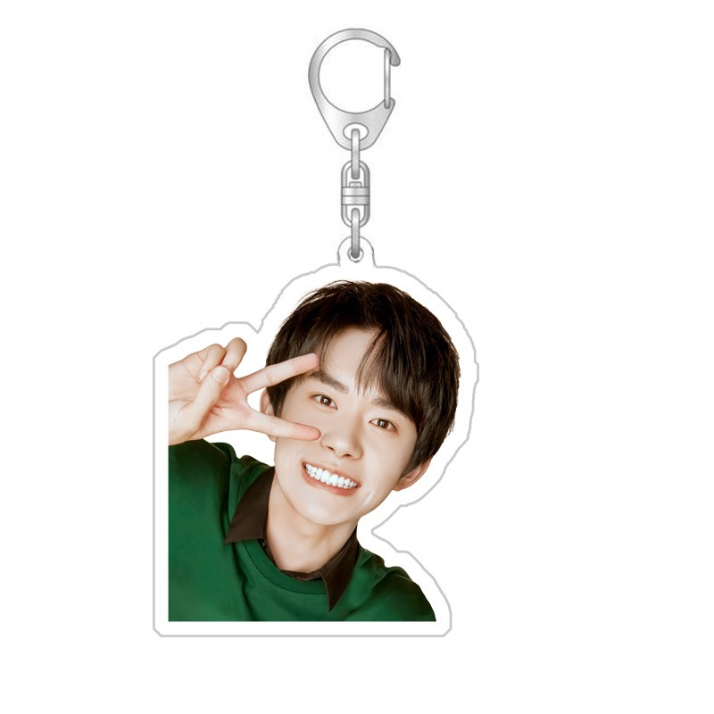 Móc Khóa Hình Nhóm Nhạc TFBOYS Vương Tuấn Khải Dịch Dương Thiên Tỉ Vương Nguyên