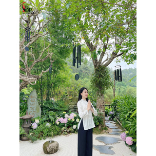 Bộ quần áo bà ba đi chùa-đồ lam-pháp phục duyên dáng trẻ đẹp