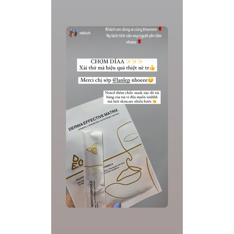 Set mặt nạ Derma Effective Matrixs