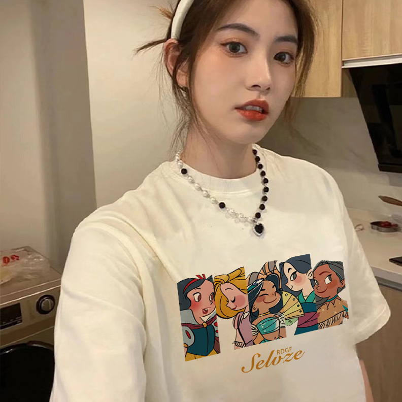 SALMO Áo thun local brand vintage fashion mùa hè basic áo phông đen nữ 100%Cotton