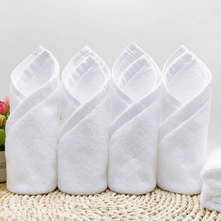 Khăn Gội Đầu Sợi Lụa Tre Cao Cấp Khăn Mặt Trắng Khách Sạn Khăn Nhà Nghỉ Homestay Siêu Mềm