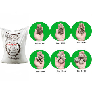 Đá pumice indonesia 1kg size 1-3mm 3-6mm 5-8mm 1-2cm 2-4cm
