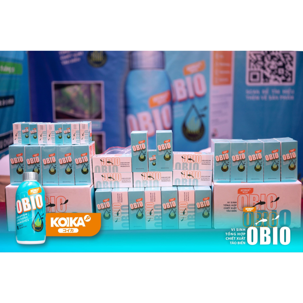 Men Vi Sinh Koika OBIO - Vi Sinh Cao Cấp Dành Cho Bể Cá, Hồ Cá