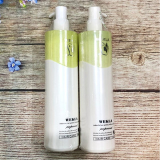 Dầu gội đầu wekla hoàn hình xả siêu mượt lưu hương 780ml phục hồi keratin 500ml