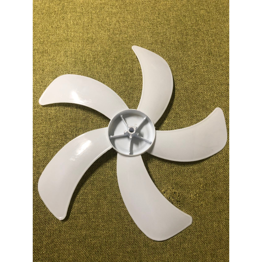 Cánh quạt 5 lá trắng sải cánh 38cm