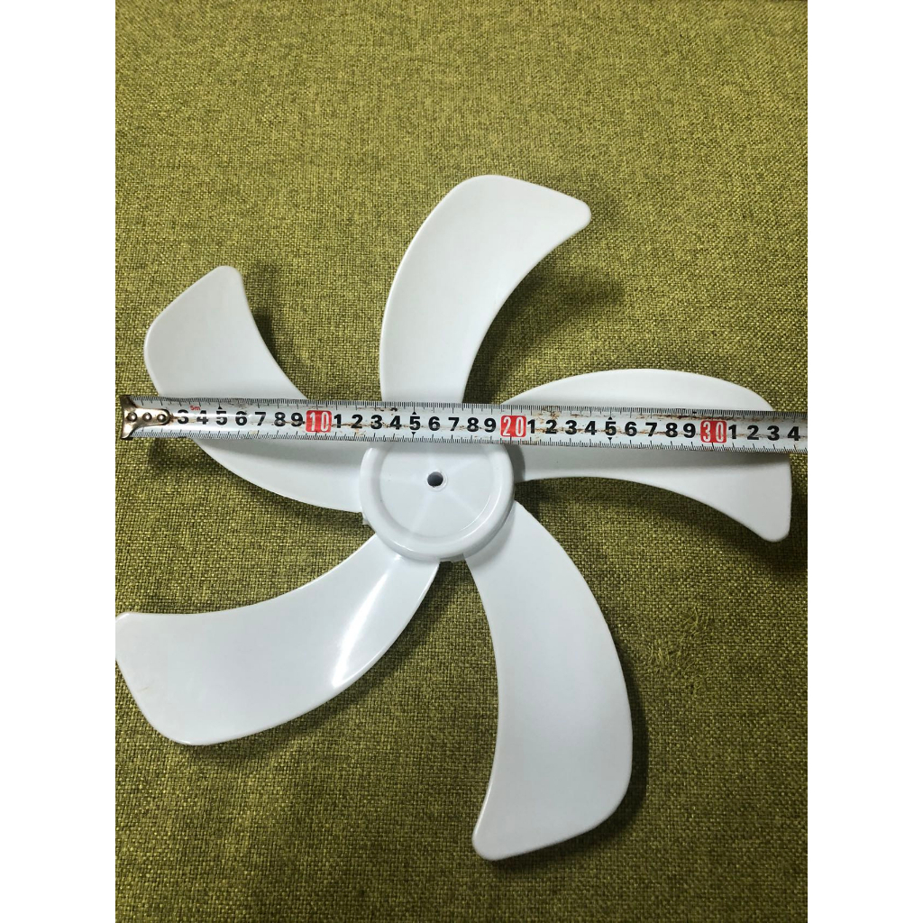 Cánh quạt 5 lá trắng sải cánh 38cm