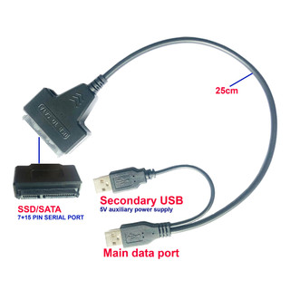 Dây cáp sata cho ổ cứng ngoài ssd 2.5 inch usb 3.0