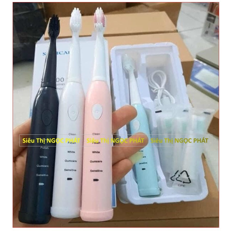 BÀN CHẢI ĐIỆN sử dụng công nghệ rung tốc độ cao hỗ trợ quá trình đánh răng giúp bạn có hàm răng trắng bóng hơn