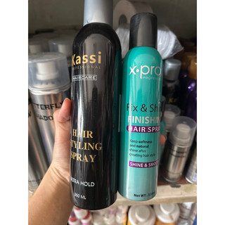 Keo xịt bóng kasi ,và keo xịt bóng xpros 350ml giữ nếp nhẹ và siêu bóng