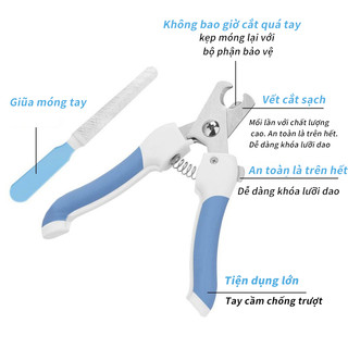 Combo kìm cắt dũa móng cho chó mèo