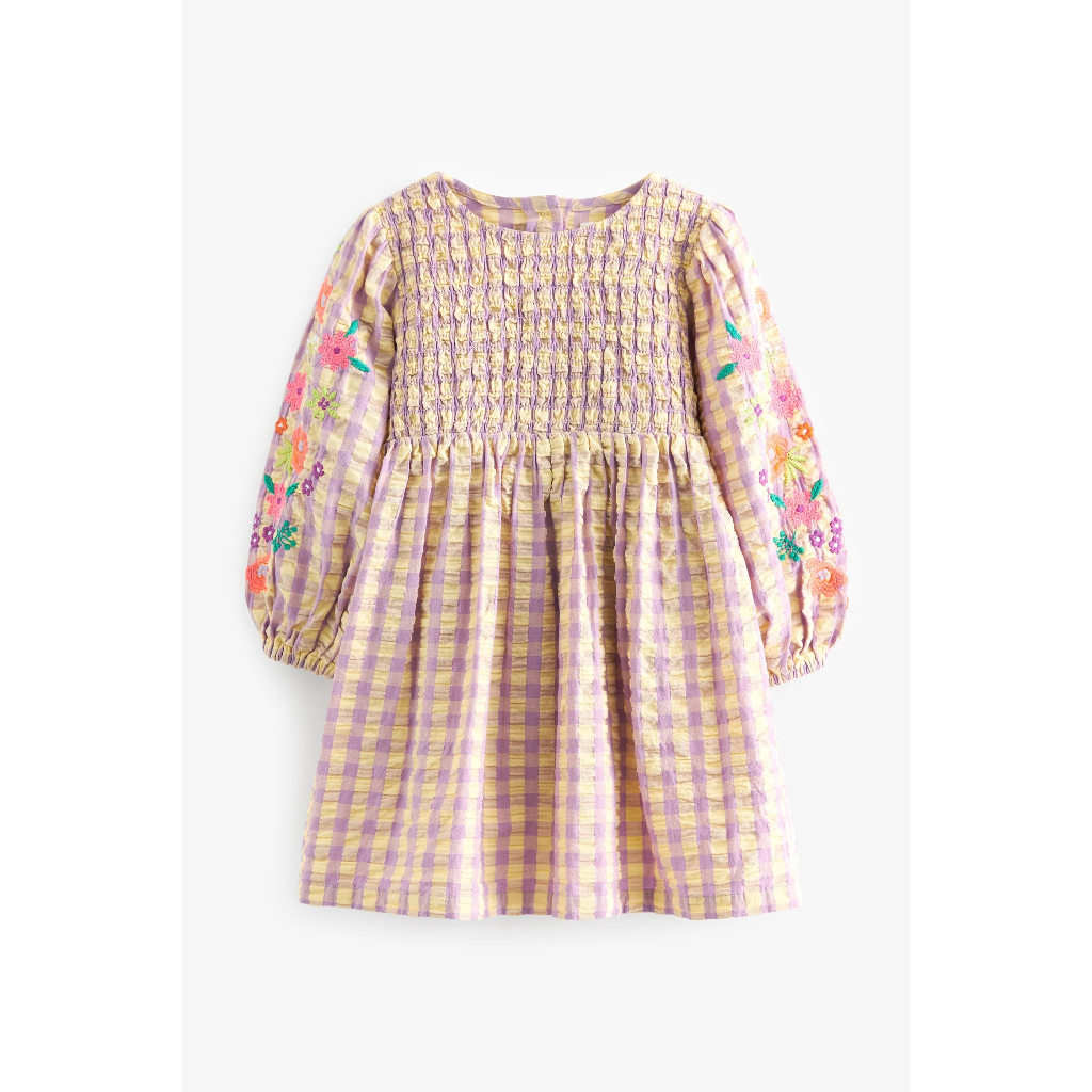 Đầm Nex..t thêu hoa phần tay quá xinh cho bé size 3Y -> 7Y