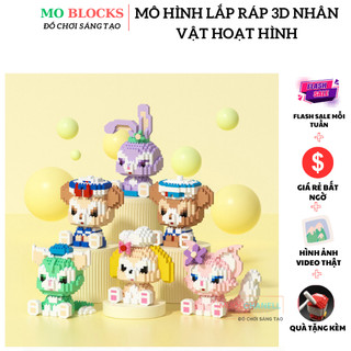 Lego Mini Mô Hình Động Vật hoạt hình cao cấp Đồ chơi lắp ráp xếp hình 3D mô hình động vật hoạt hình cao cấp - MOBLOCKS