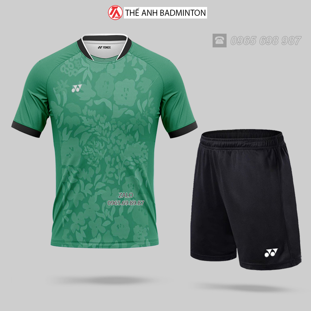 Áo YONEX nam nữ, quần áo cầu lông cao cấp size S M L XL XXL