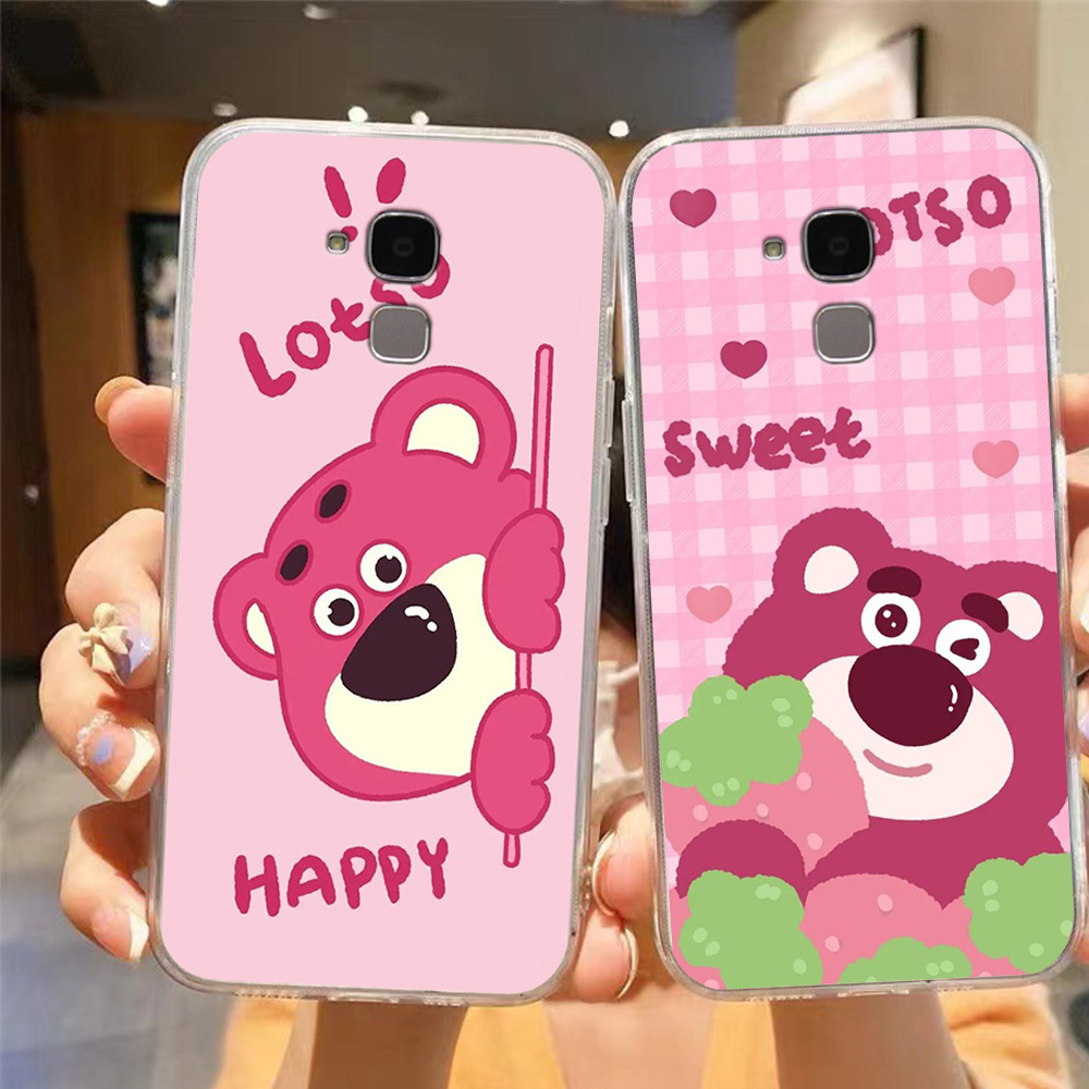 Ốp lưng huawei gr5 mini in hình gấu dâu cute siêu dễ thương