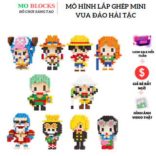 Lego mini vua đảo hải tặc cao 10cm mô hình lắp ráp mini one piece vua đảo hải tặc - moblocks