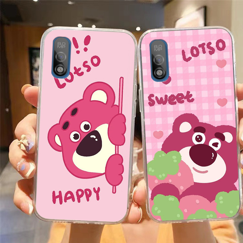 Ốp lưng vsmart Bee / vsmart Bee 3 in hình gấu dâu cute siêu dễ thương