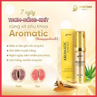 Xịt Thơm phụ khoa Aromatic Quyên lara