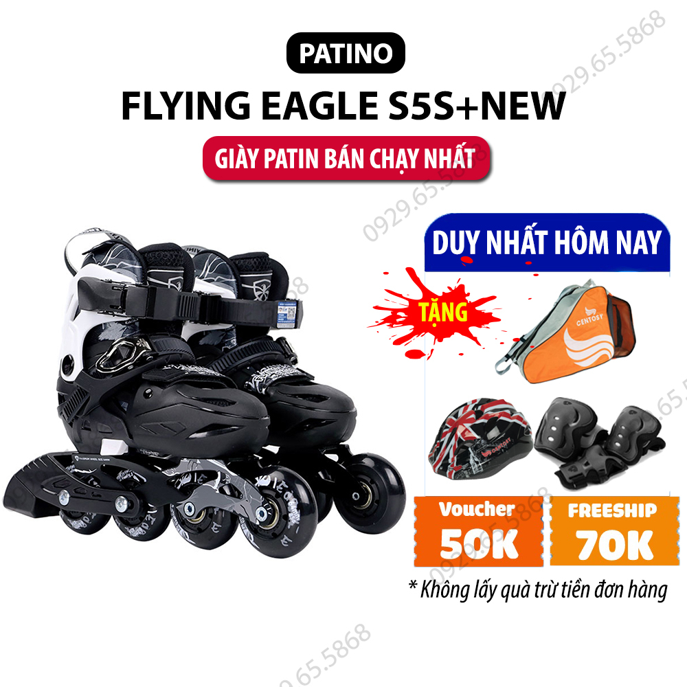 Giày patin trẻ em flying eagle S5S+ NEW 2023 chính hãng giá tốt