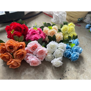 Cụm hồng tứ quí 9 bông