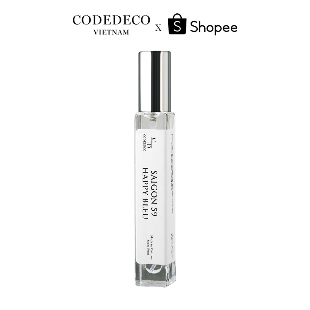 Tinh dầu thơm CODEDECO Saigon 59 Happy Bleu tự tin, thanh lịch - 10ml