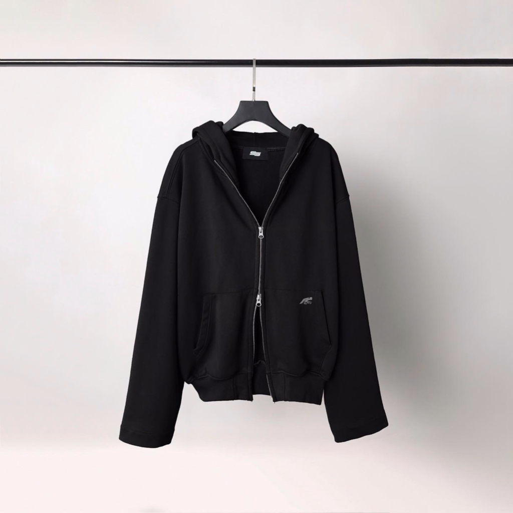 95MILES - HOODIE DÂY KÉO 2 CHIỀU FORM BOXY 95-FL ZIPPED HOODIE