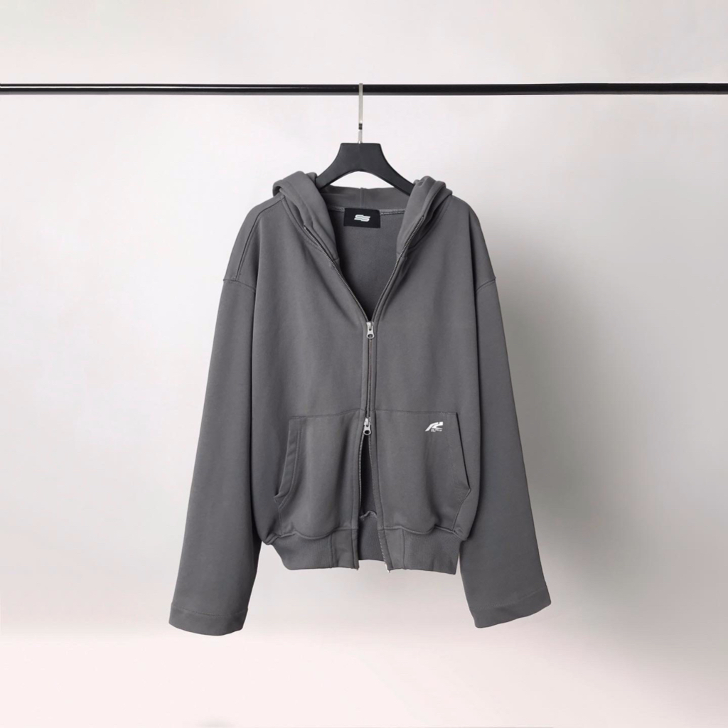 95MILES - HOODIE DÂY KÉO 2 CHIỀU FORM BOXY 95-FL ZIPPED HOODIE