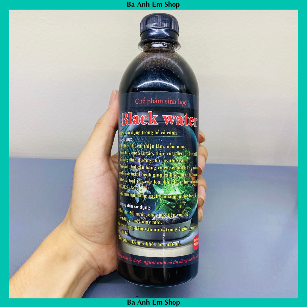 BLACK WATER - Nước Lá Bàng - Thần dược tăng sức đề kháng & giảm stress cho cá cảnh