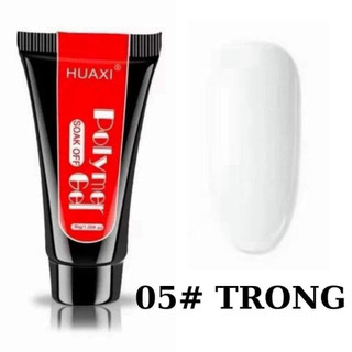 Gel gôm úp móng, đắp móng Huaxi (trắng, trong, hồng)