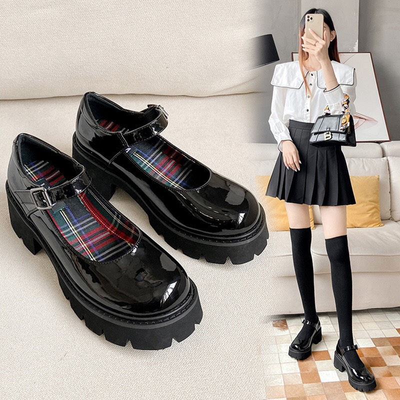 GIÀY OXFORD NỮ SIZE NHỎ 31 32 33 ĐẾ CAO 6CM PHONG CÁCH HÀN QUỐC HÀNG QCCC