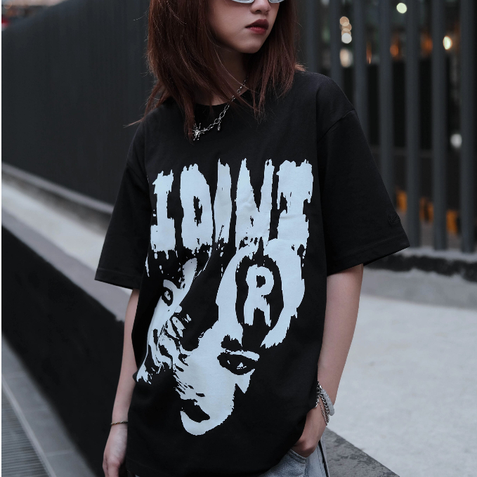 Áo thun Unisex tay lỡ cotton local brand HIDANZ - Tomie Creepy