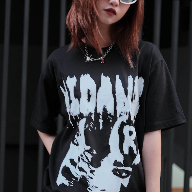 Áo thun Unisex tay lỡ cotton local brand HIDANZ - Tomie Creepy
